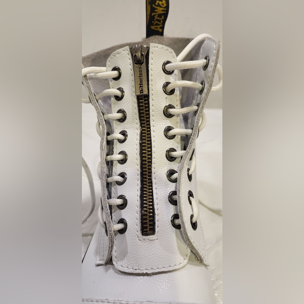 💎DR MARTENS Doc Airwair Sinclair white leather boots - Picture 2 of 7